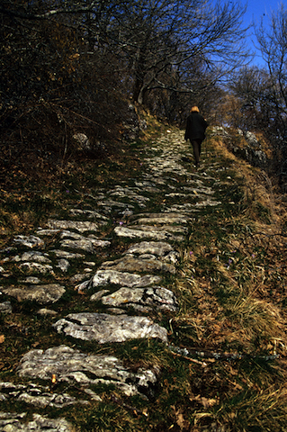 Accesso a Sasso Simone
