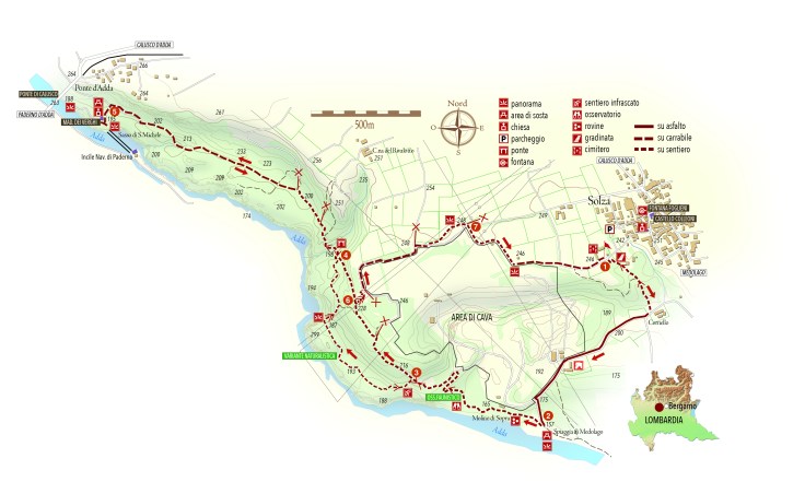 Un sentiero di primavera a&nbsp;Solza